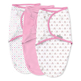 SwaddleMe by Ingenuity Original swaddle, Size SM, 0-3 months, 3pk (Over the Rainbow)
